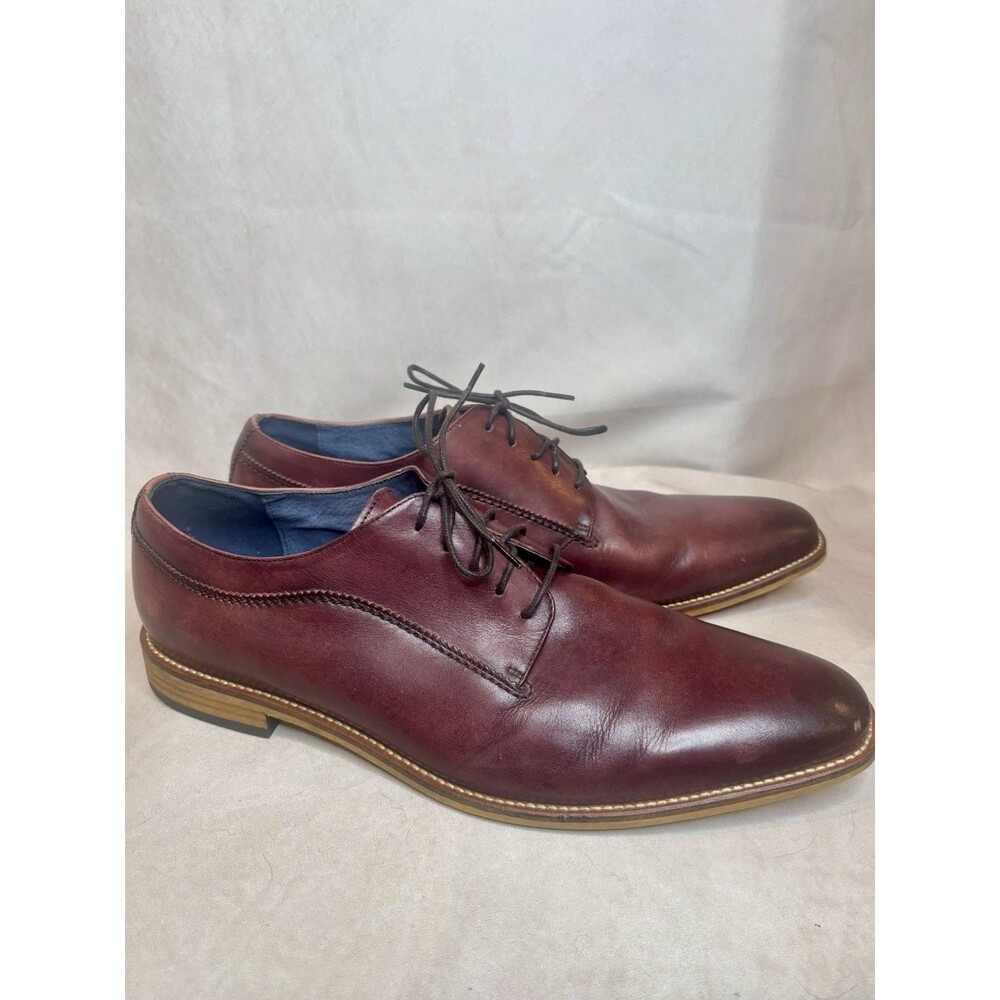 Joseph Abboud Burgundy Leather Dress Shoes Men’s Size 13